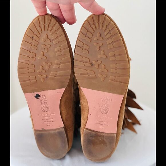 Aquazzura Tiger Lily Booties, Cognac-RETAILS FOR $840!!! Great price! - Picture 8 of 9